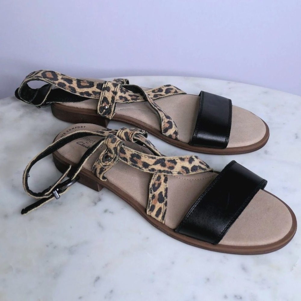 Clarks Collection 8.5m Declan Spring Leopard Prin… - image 1